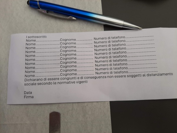 イタリアコロナウィルス対策(連絡先)